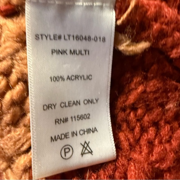 Altar'd State | Shania Striped Mock Turtleneck Sweater | Sz S - Picture 7 of 7